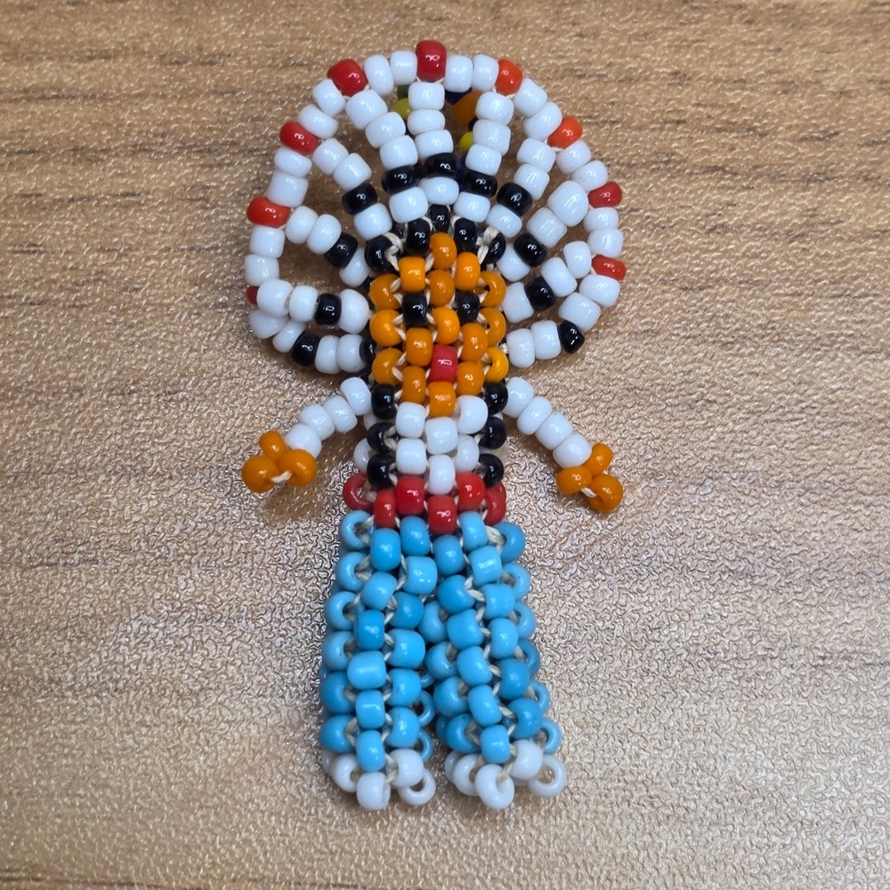 Native American Style Beaded Jewelry Thunderbird Necklace with Bracelet‎ & Pouch - Picture 12 of 14